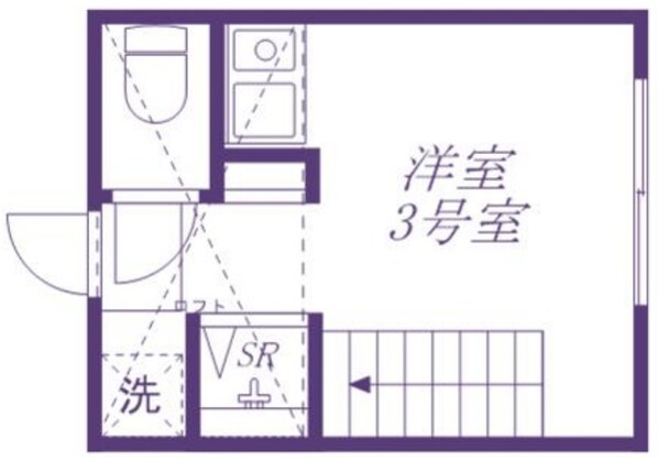 小岩駅 徒歩7分 2階の物件間取画像